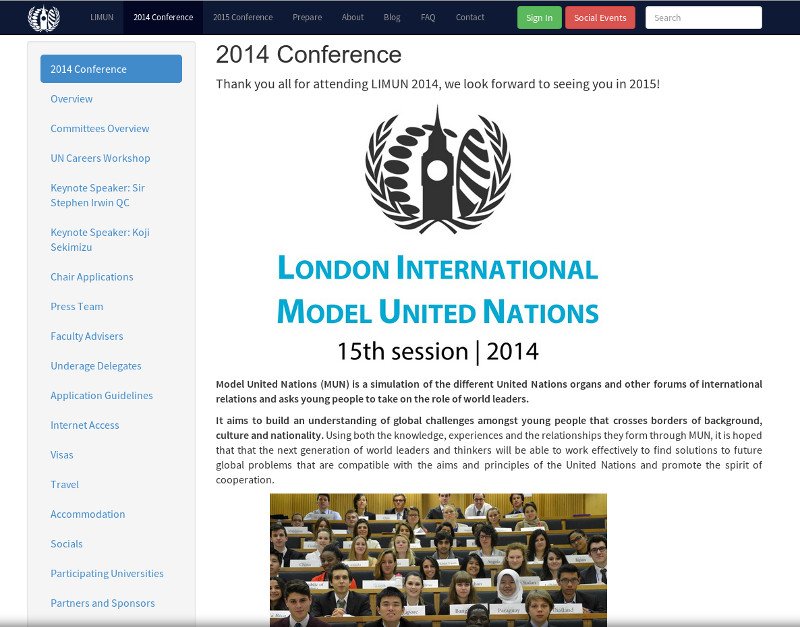 LIMUN 2014 Conference